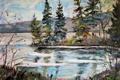 Ice Out Calabogie Lake