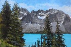 Bow Lake Mt. Gordon Alberta