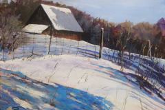 Ferguslea Barn in the Winter Sun