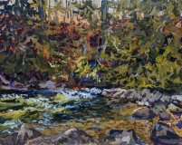 32-Gull-River-Rapids-Entering-Shot-Rock-11x14-April-16-2023